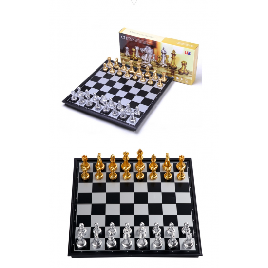 Magnetiniai šachmatai su žaidimo lenta